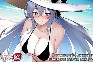 [ASMR Audio & Video] I get so WET and HORNY on are Beach Date!!!! My outfit gets so slippery it CUMS right OFF!!!! VTUBER Roleplay!!